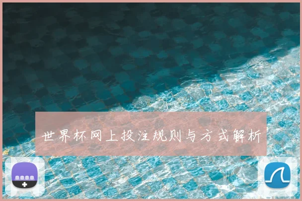世界杯网上投注规则与方式解析